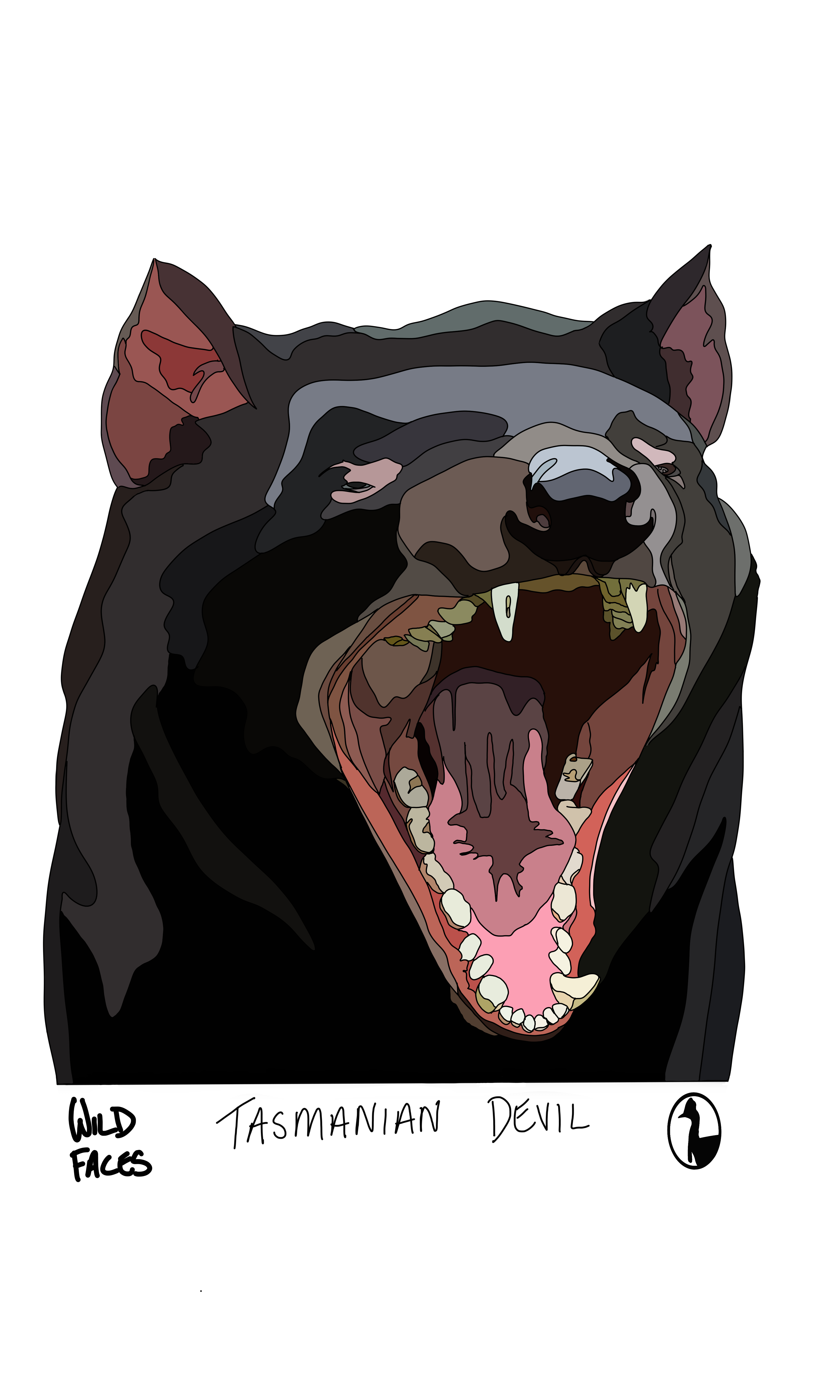 Tasmanian-Devil Wild Faces