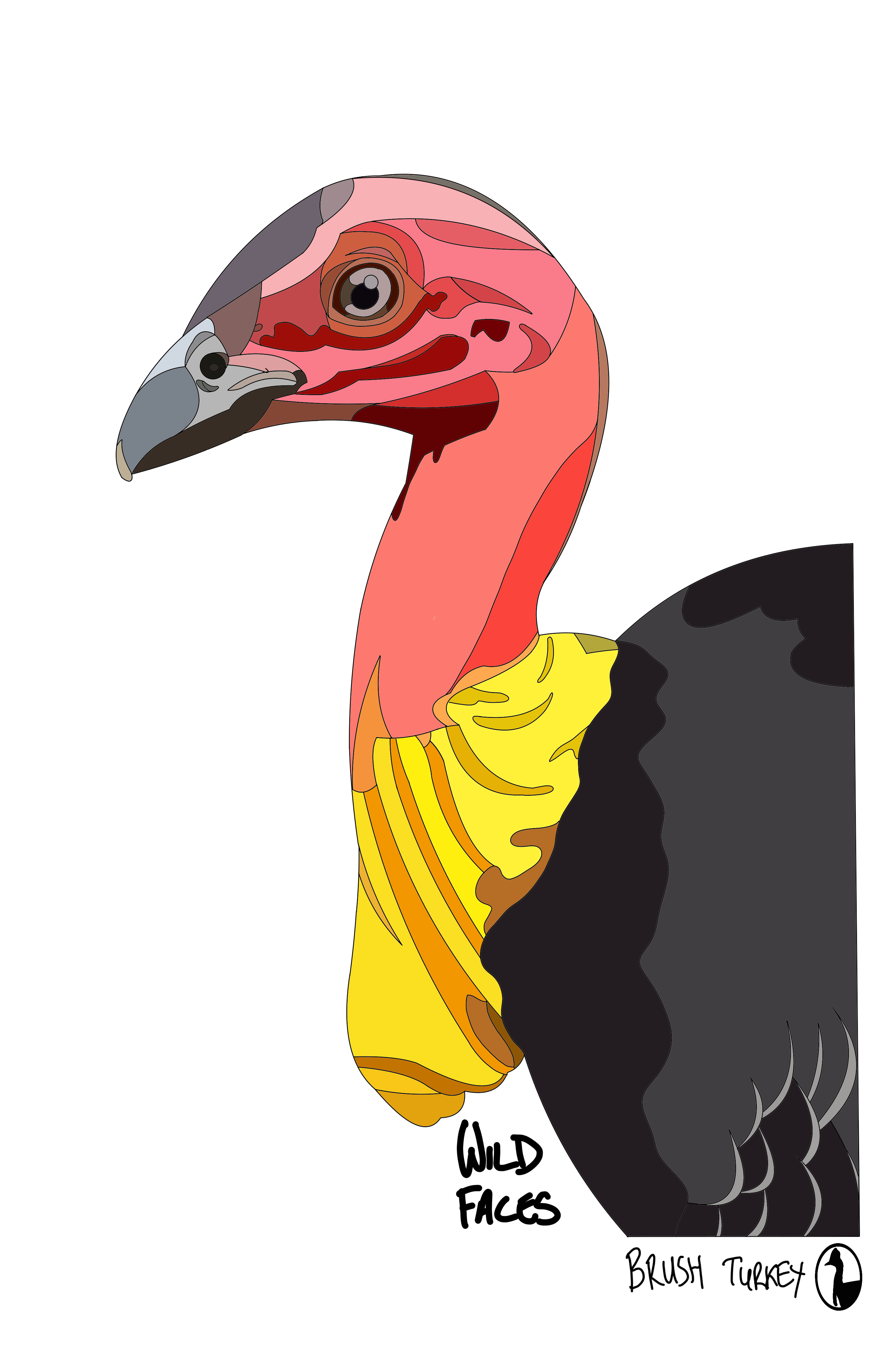 Australian-Brush-turkey Wild Faces