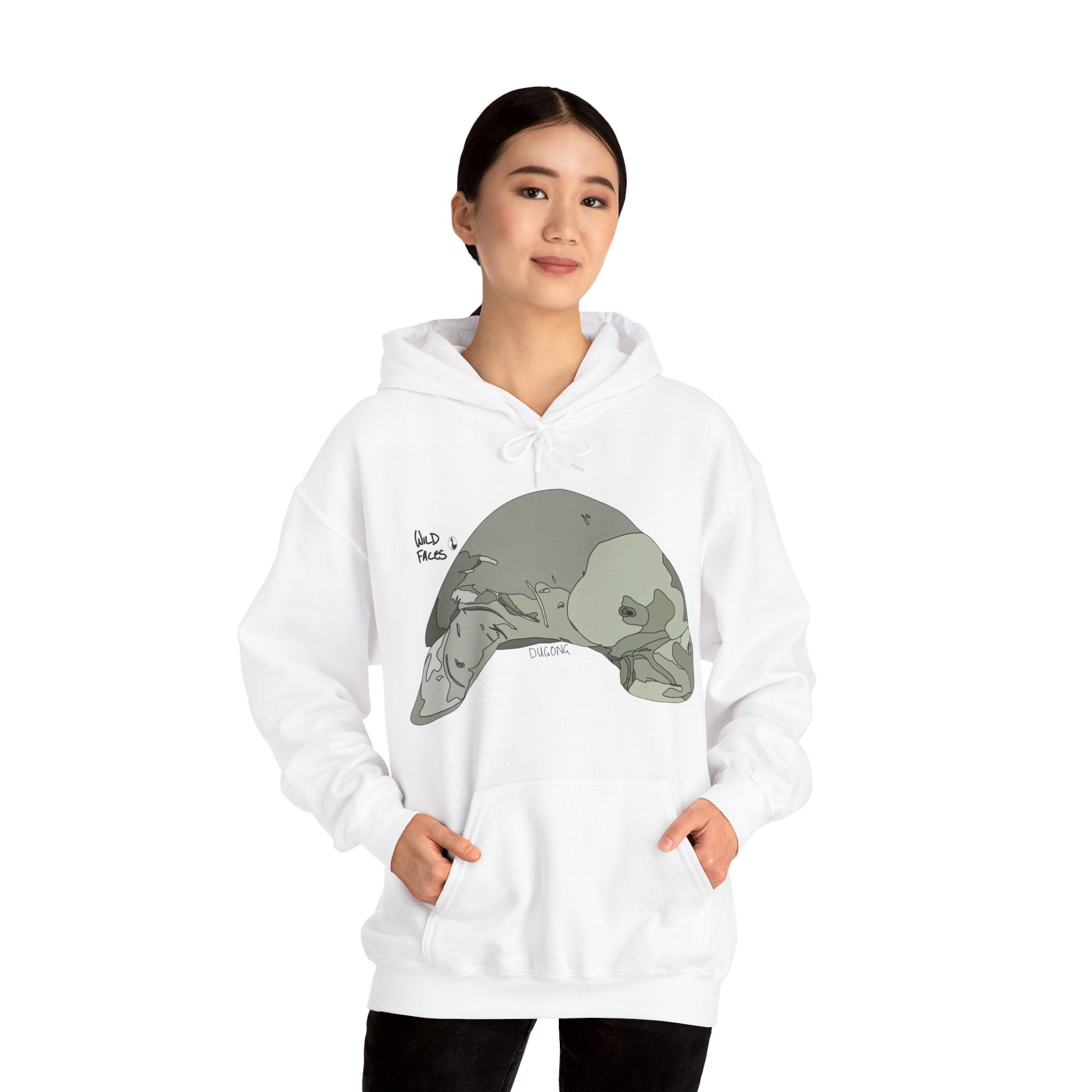 Dugong | Unisex Heavy Blend™ Hooded Sweatshirt Printify
