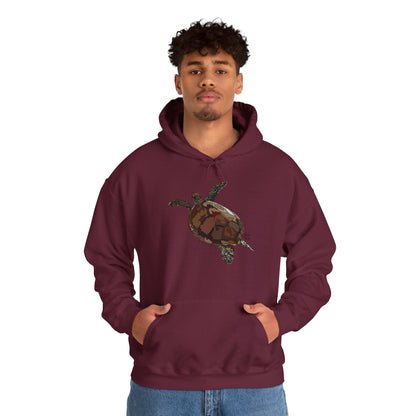 Green Turtle | Unisex Heavy Blend™ Hooded Sweatshirt Printify