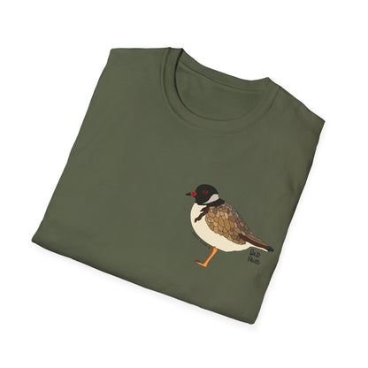 Hooded Plover - Small design - Unisex Softstyle T-Shirt