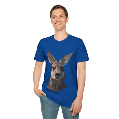 Eastern Grey Kangaroo - Unisex Softstyle T-Shirt Printify