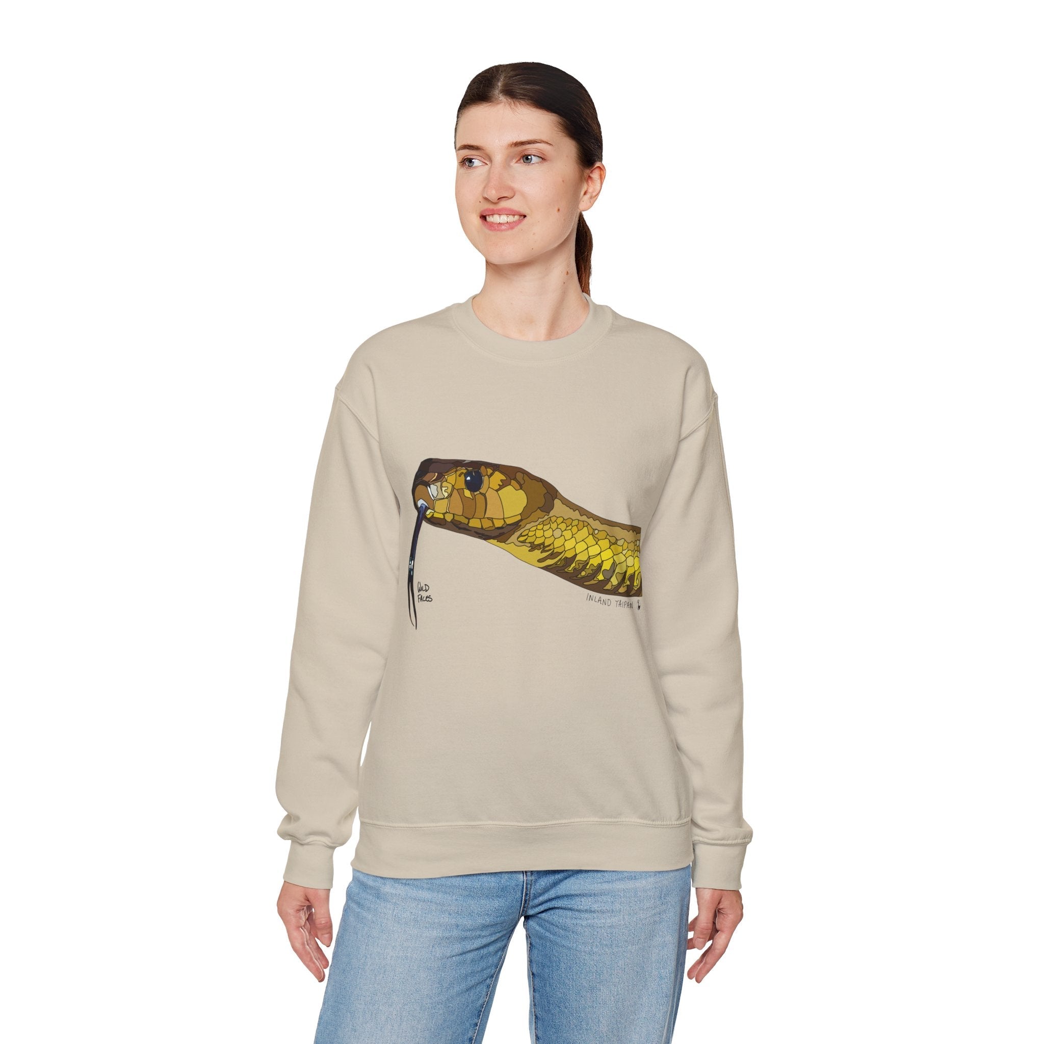 Inland Taipan Sweatshirt | Unisex Heavy Blend™ Crewneck Printify