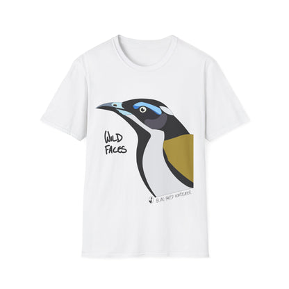 Blue-faced Honeyeater - Unisex Softstyle T-Shirt