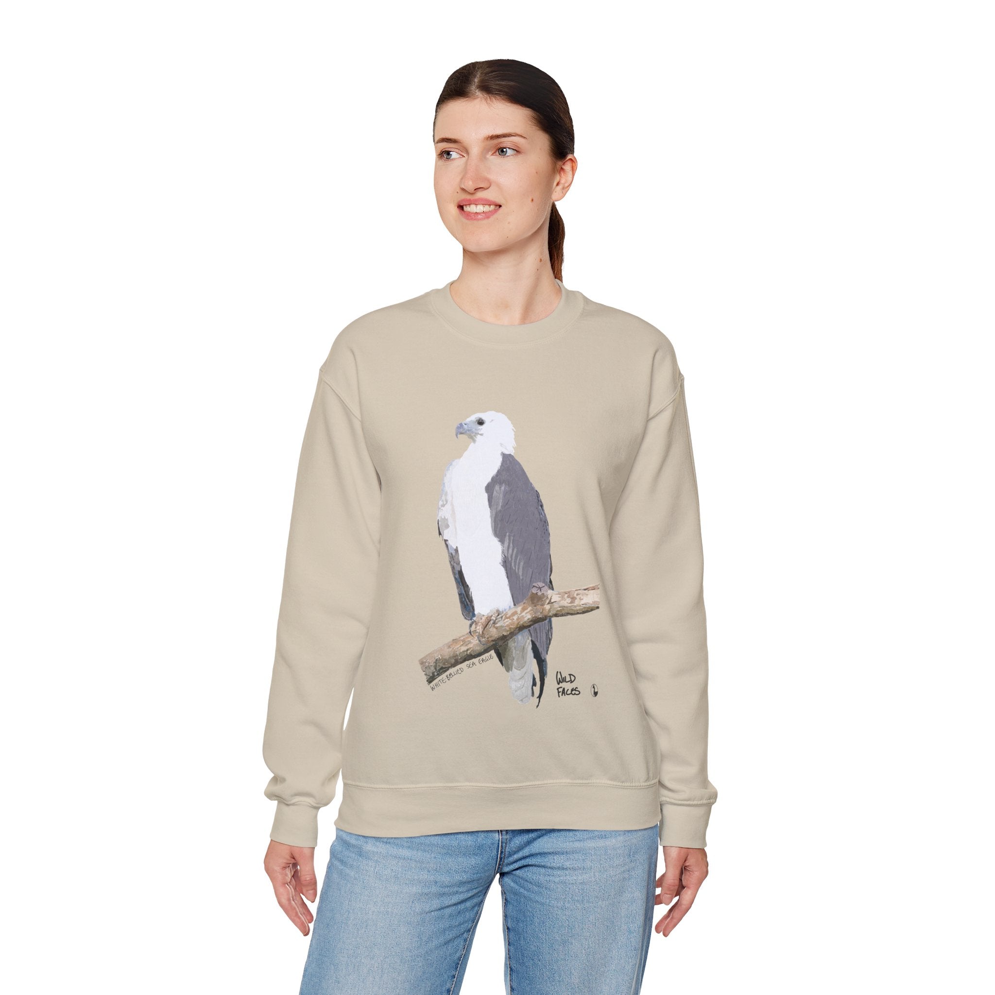 White-bellied Sea Eagle Sweatshirt | Unisex Heavy Blend™ Crewneck Printify