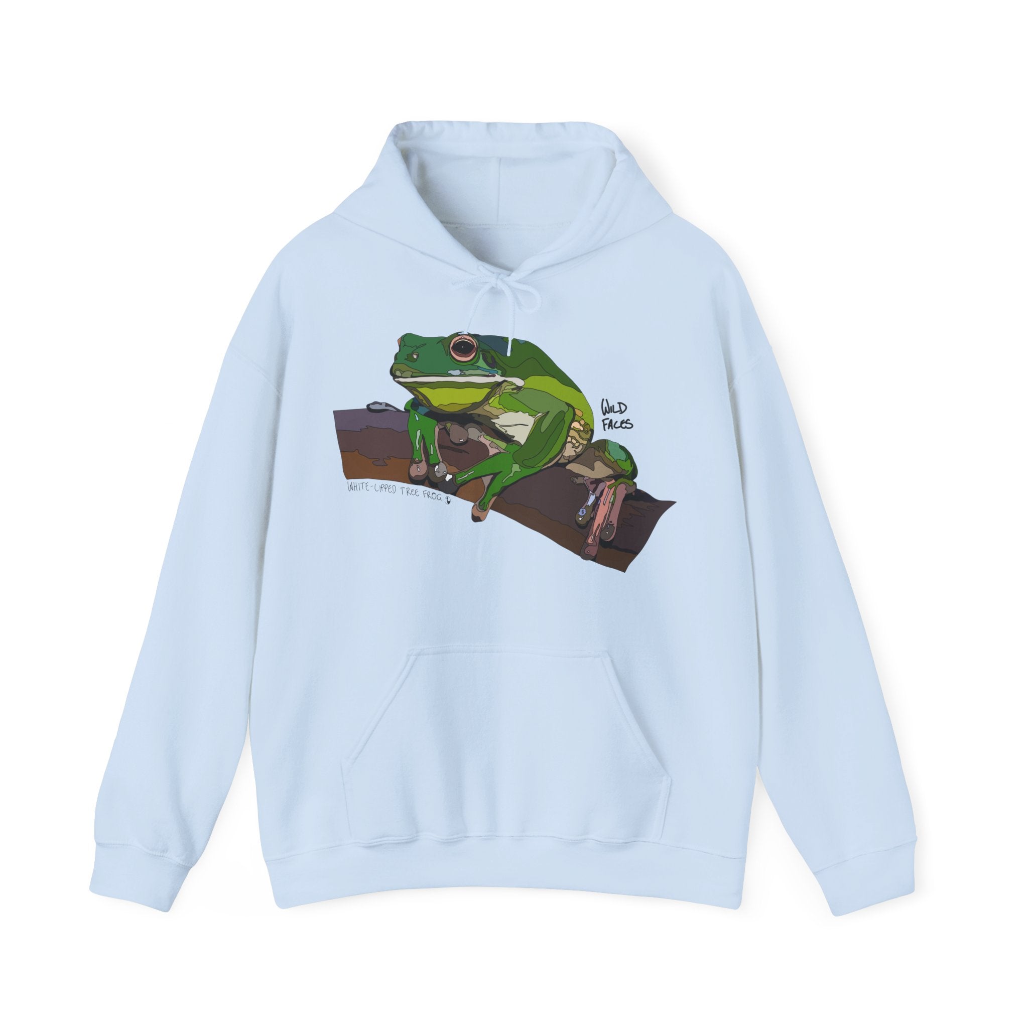 White-lipped Tree Frog | Unisex Heavy Blend™ Hooded Sweatshirt