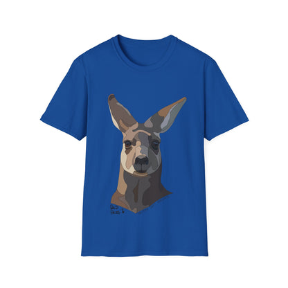 Eastern Grey Kangaroo - Unisex Softstyle T-Shirt Printify