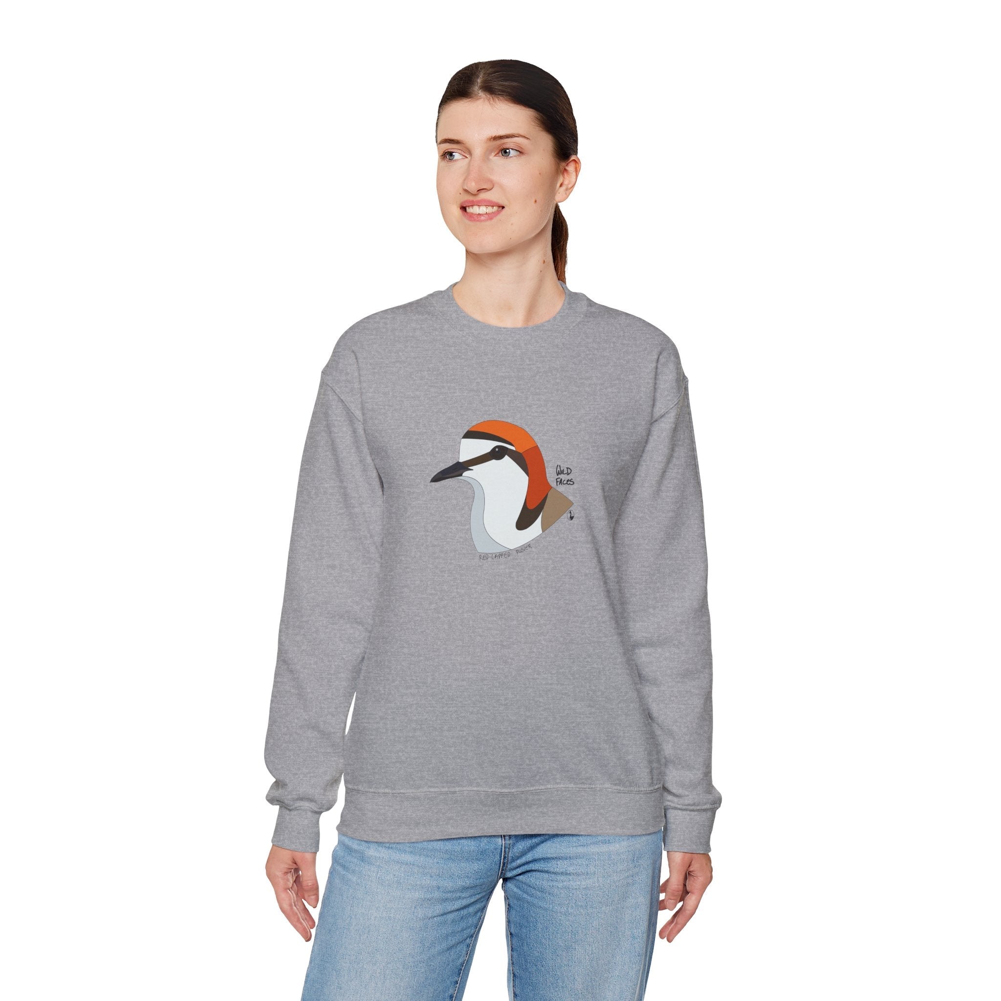 Red-capped Plover | Unisex Heavy Blend™ Crewneck Printify