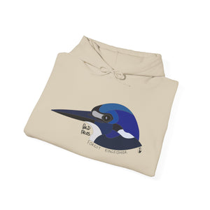 Forest Kingfisher Head | Unisex Heavy Blend™ Hooded Sweatshirt Printify