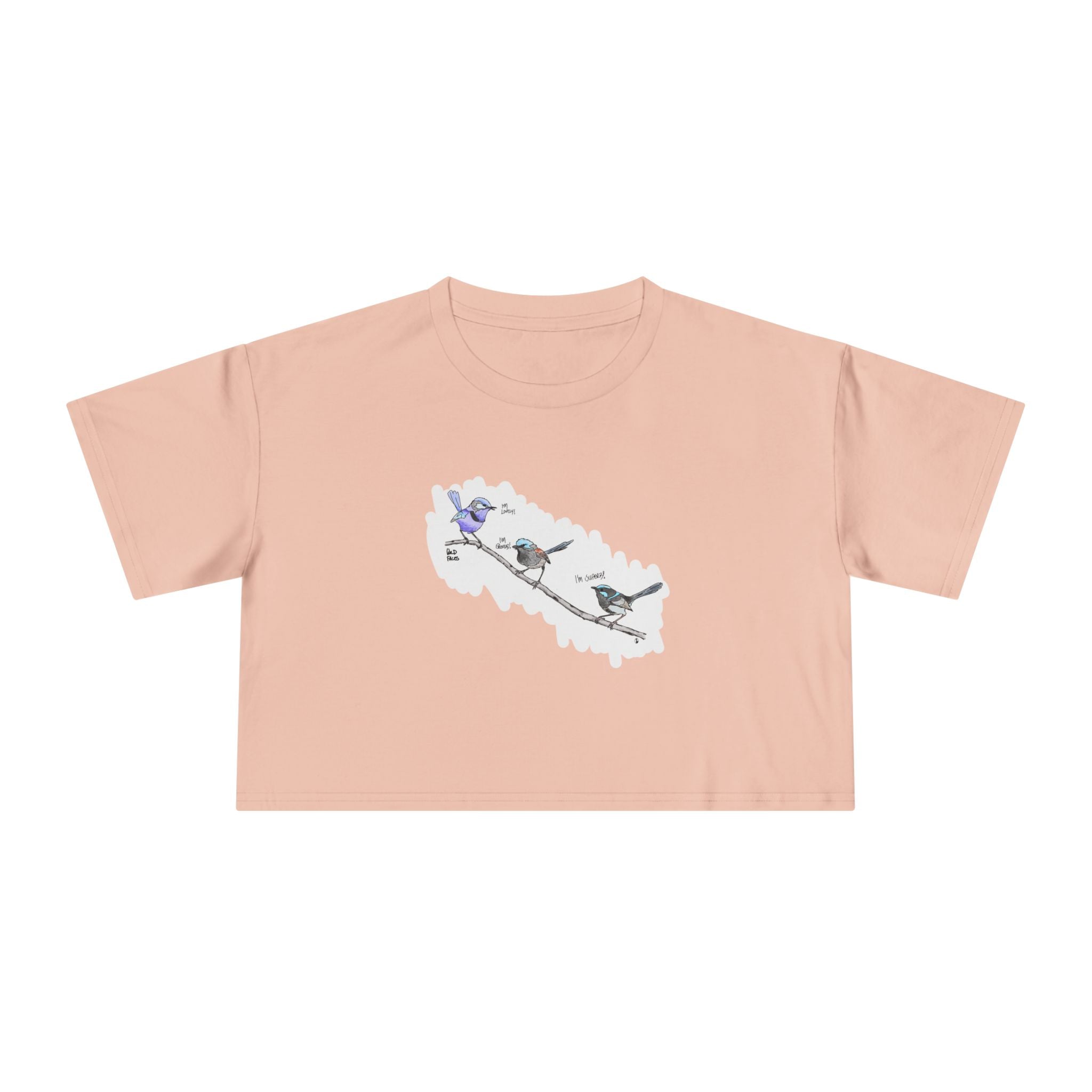 Trio of fairy-wrens - Women's Crop Tee