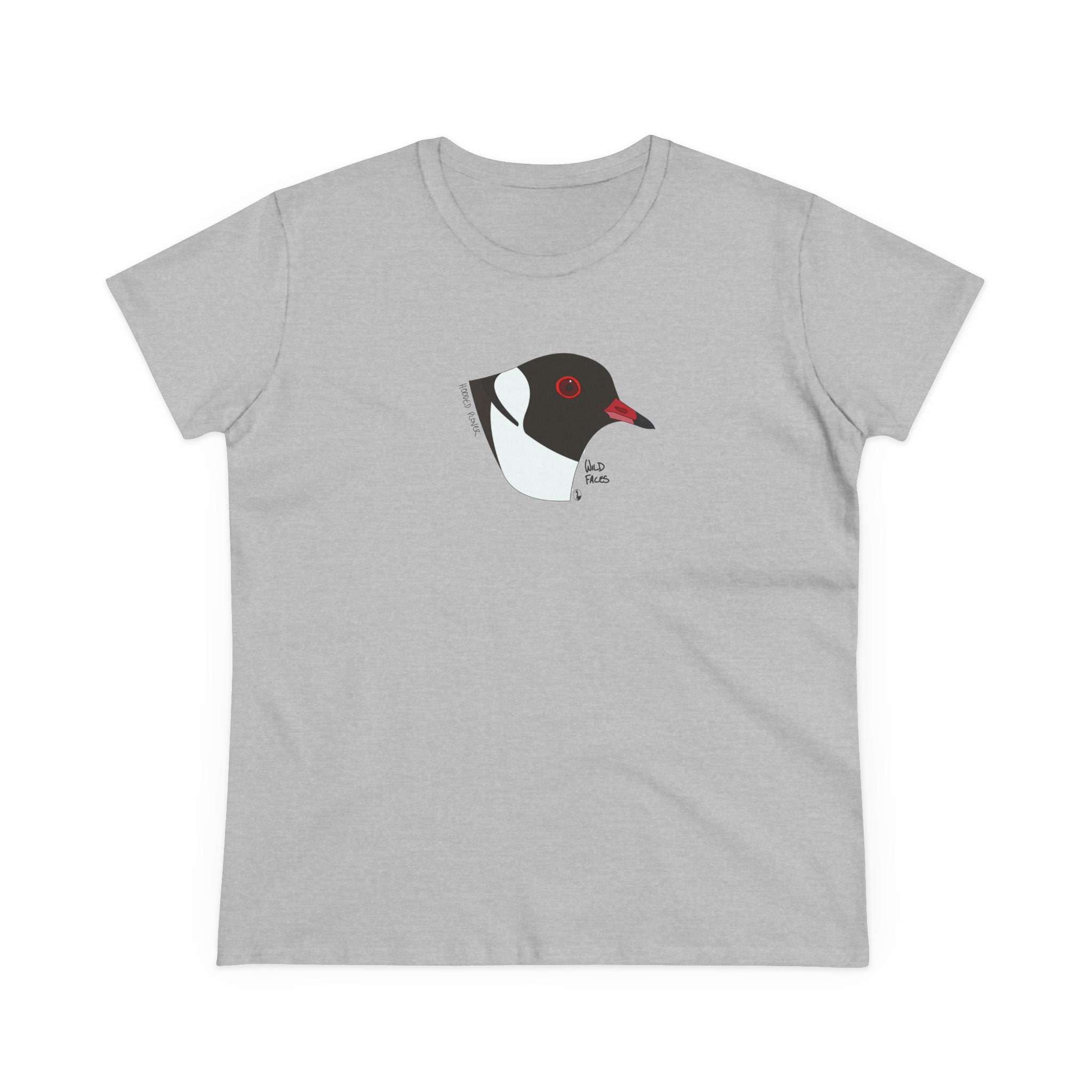Hooded Plover Head - Women's Midweight Cotton Tee