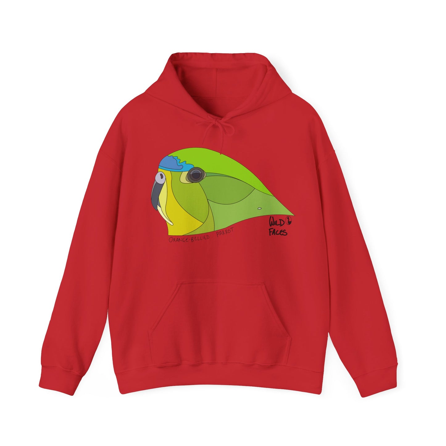 Orange-bellied Parrot | Unisex Heavy Blend™ Hooded Sweatshirt