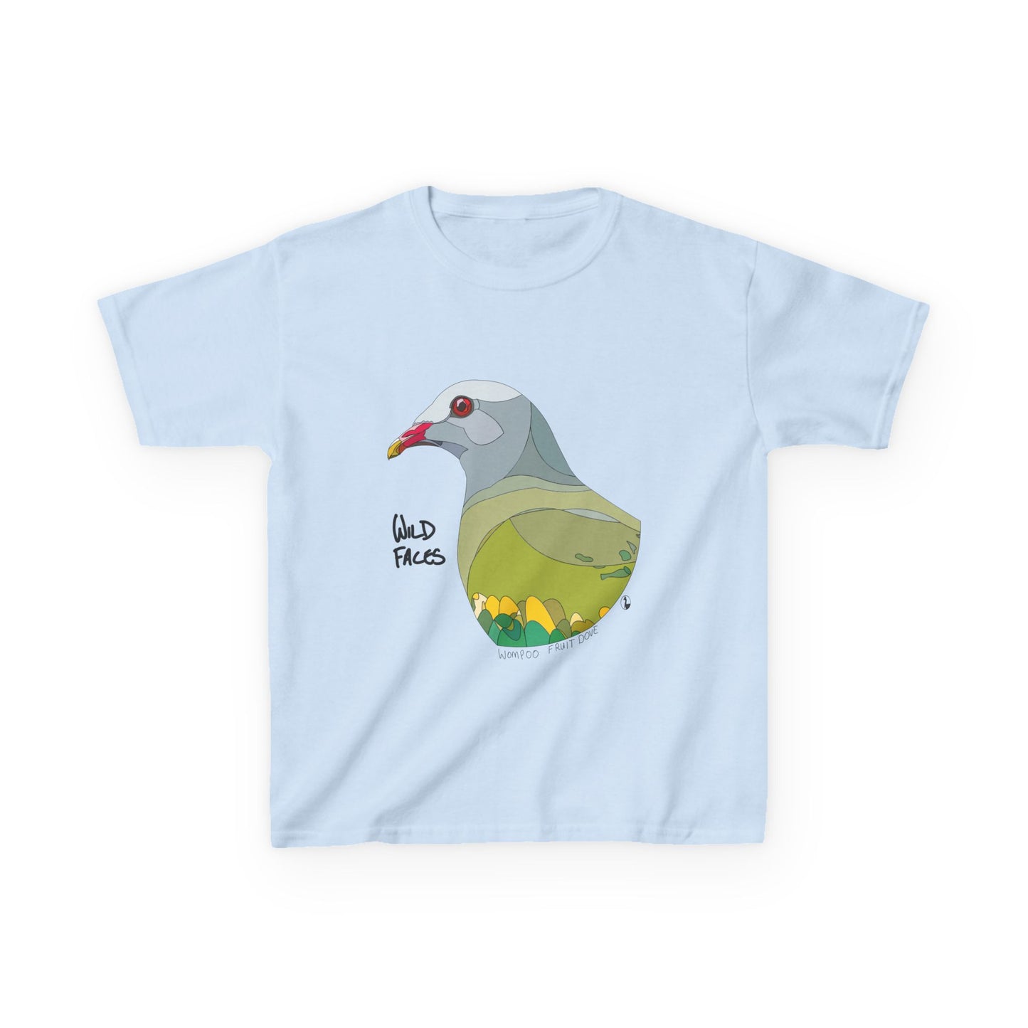 Wompoo Fruit Dove | Kids Heavy Cotton™ Tee