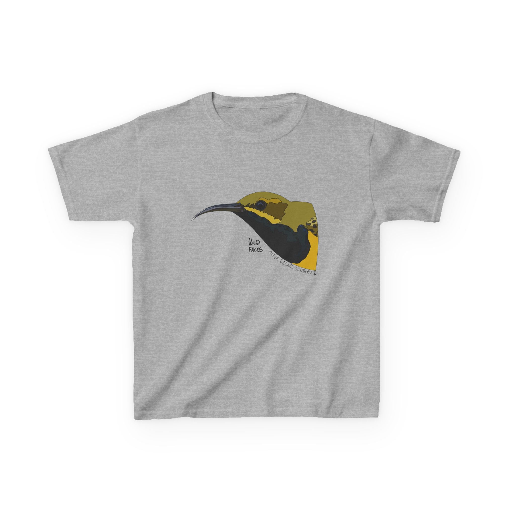 Olive-backed Sunbird | Kids Heavy Cotton™ Tee Printify
