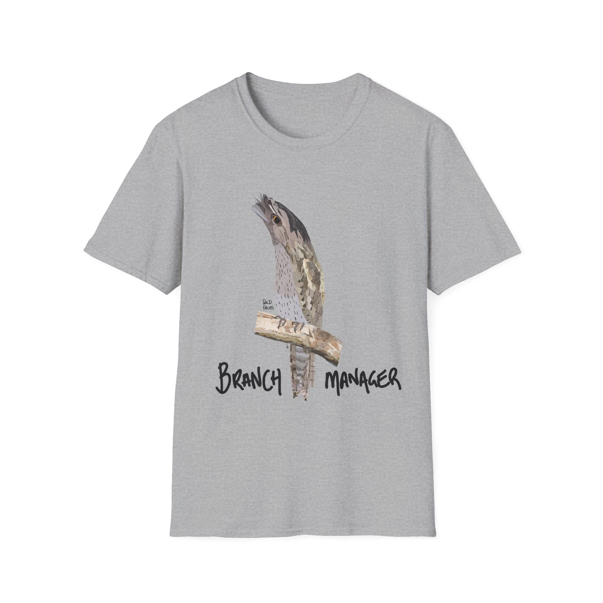 Tawny Frogmouth (branch manager) - Unisex Softstyle T-Shirt