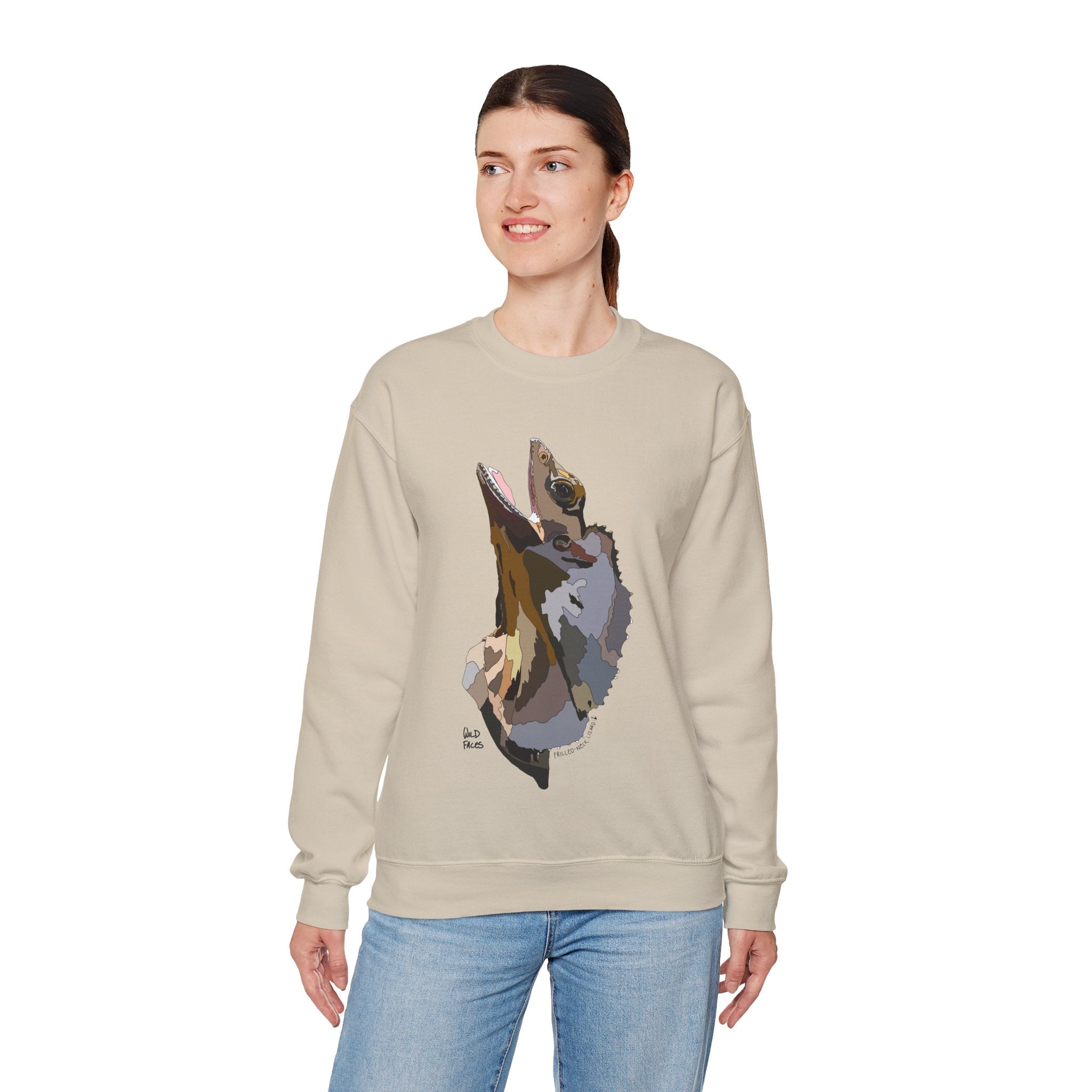 Frilled-neck Lizard Sweatshirt | Unisex Heavy Blend™ Crewneck Printify
