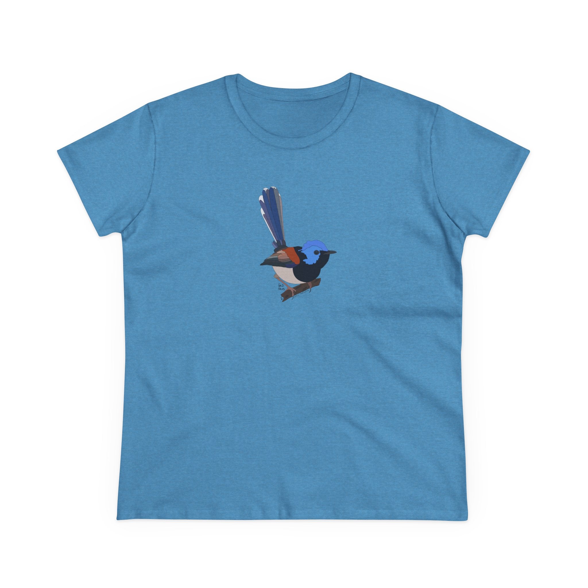 Lovely Fairywren - Women's Midweight Cotton Tee