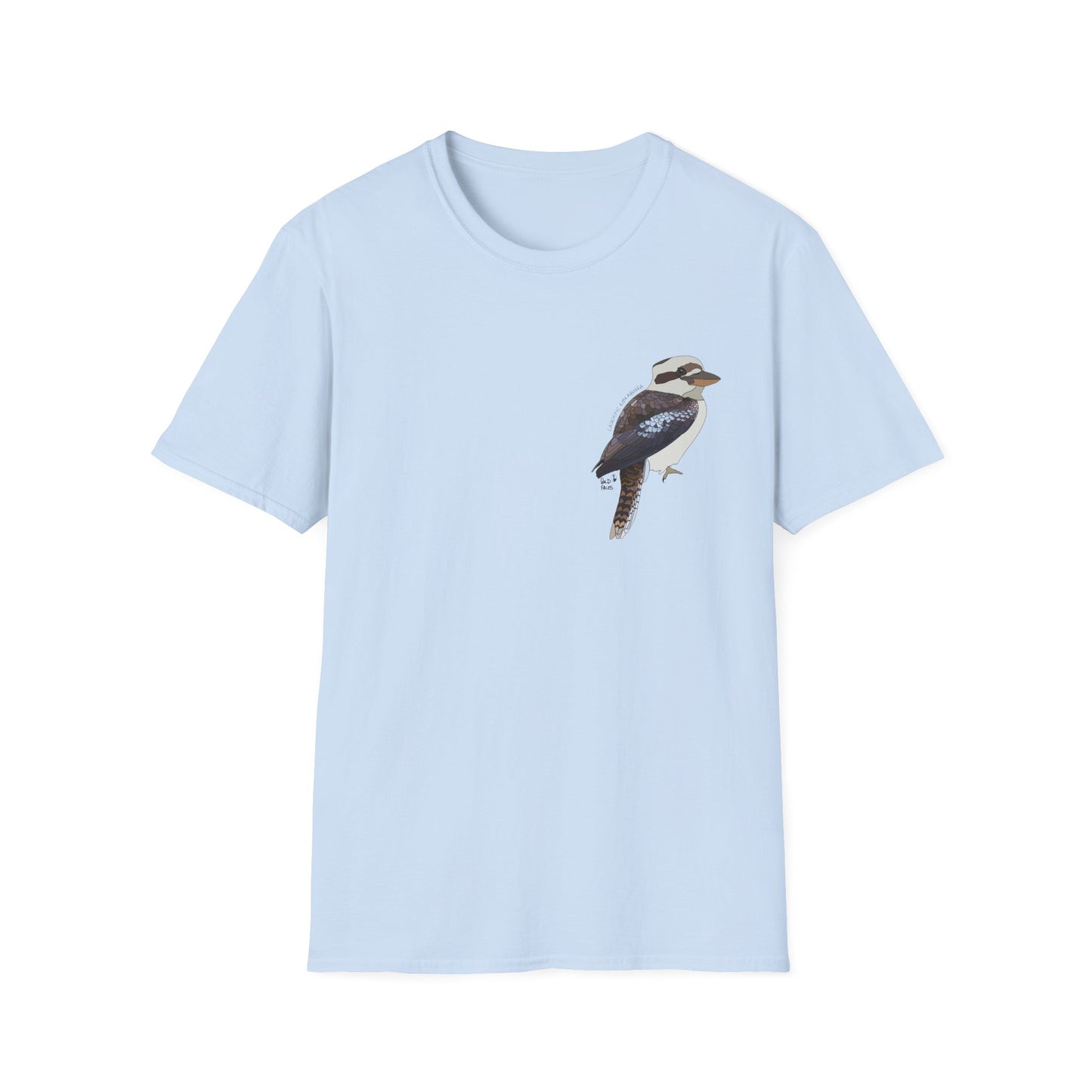 Laughing Kookaburra - Small design - Unisex Softstyle T-Shirt