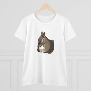 Mareeba Rock-wallaby - Women's Midweight Cotton Tee Printify