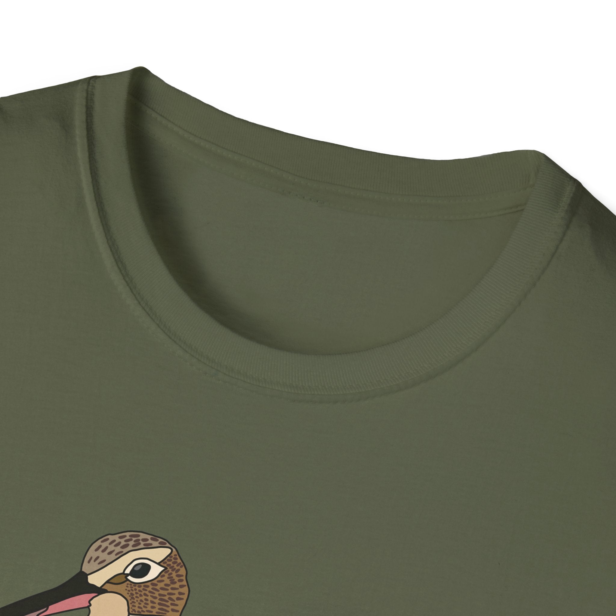 Eastern Curlew- Unisex Softstyle T-Shirt Printify