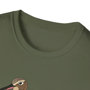 Eastern Curlew- Unisex Softstyle T-Shirt Printify