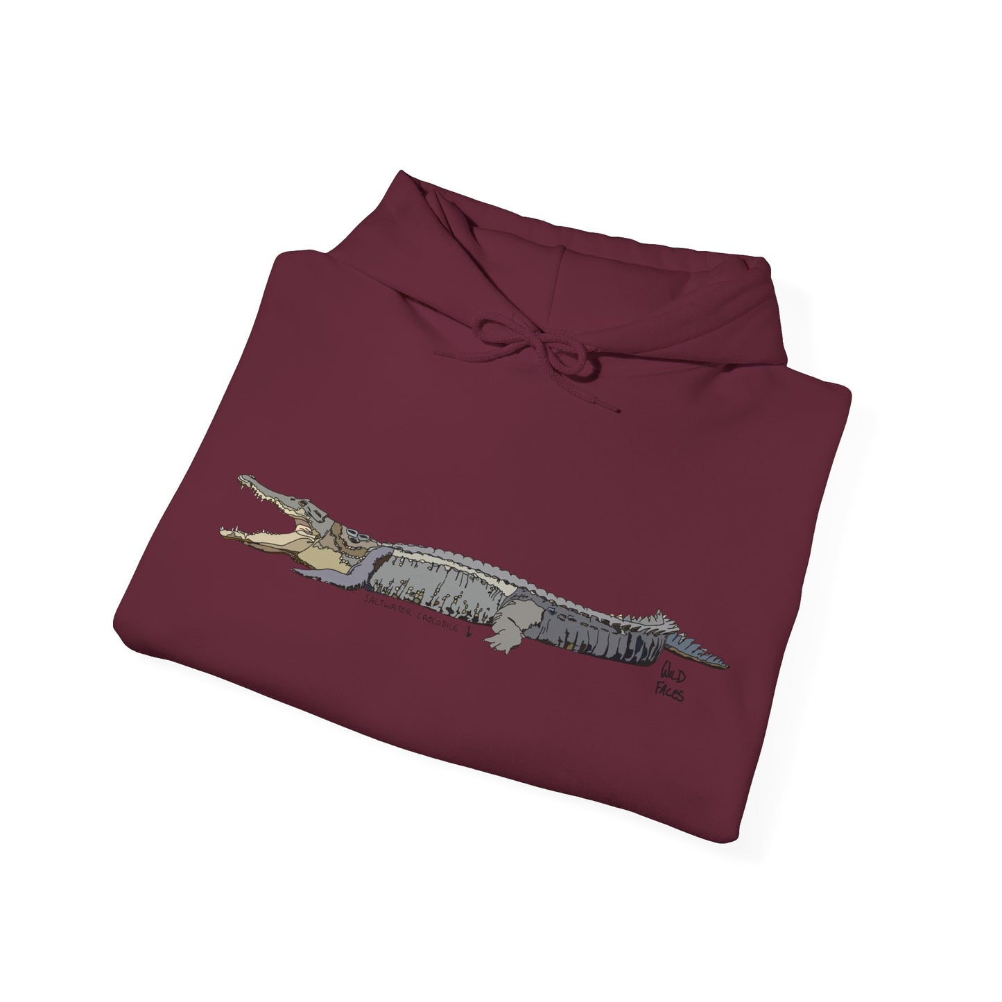 Saltwater Crocodile | Unisex Heavy Blend™ Hooded Sweatshirt