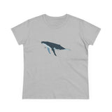 Humpback Whale - Women's Midweight Cotton Tee