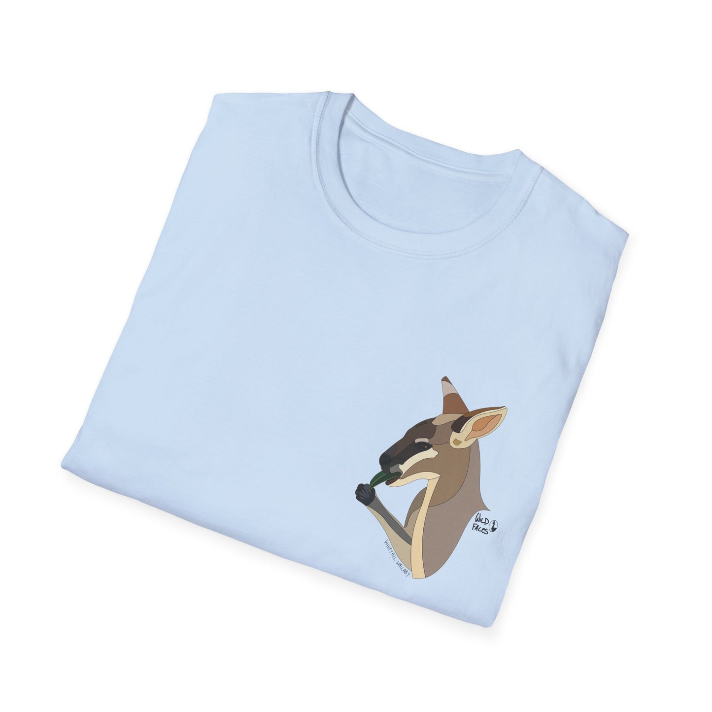 Whiptail Wallaby - Small design - Unisex Softstyle T-Shirt Printify