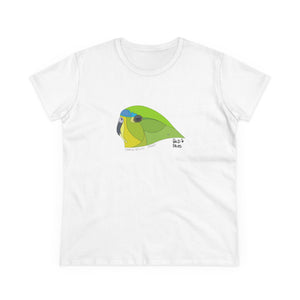 Orange-bellied Parrot - Women's Midweight Cotton Tee Printify