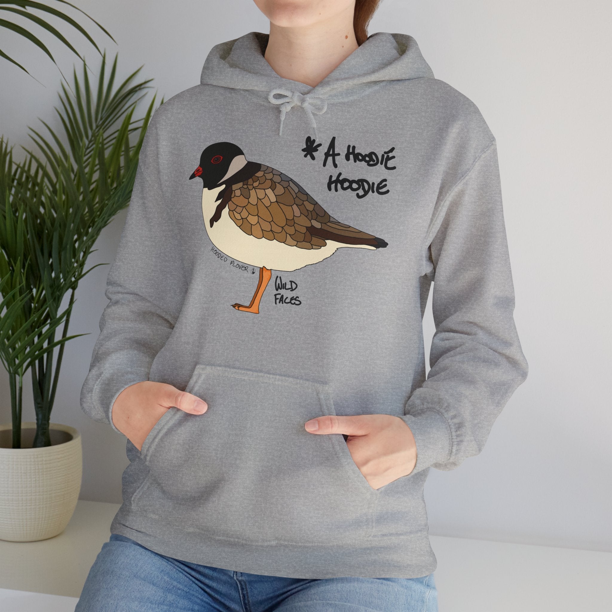 "A Hoodie Hoodie" | Hooded Plover | Unisex Heavy Blend™ Hooded Sweatshirt Printify