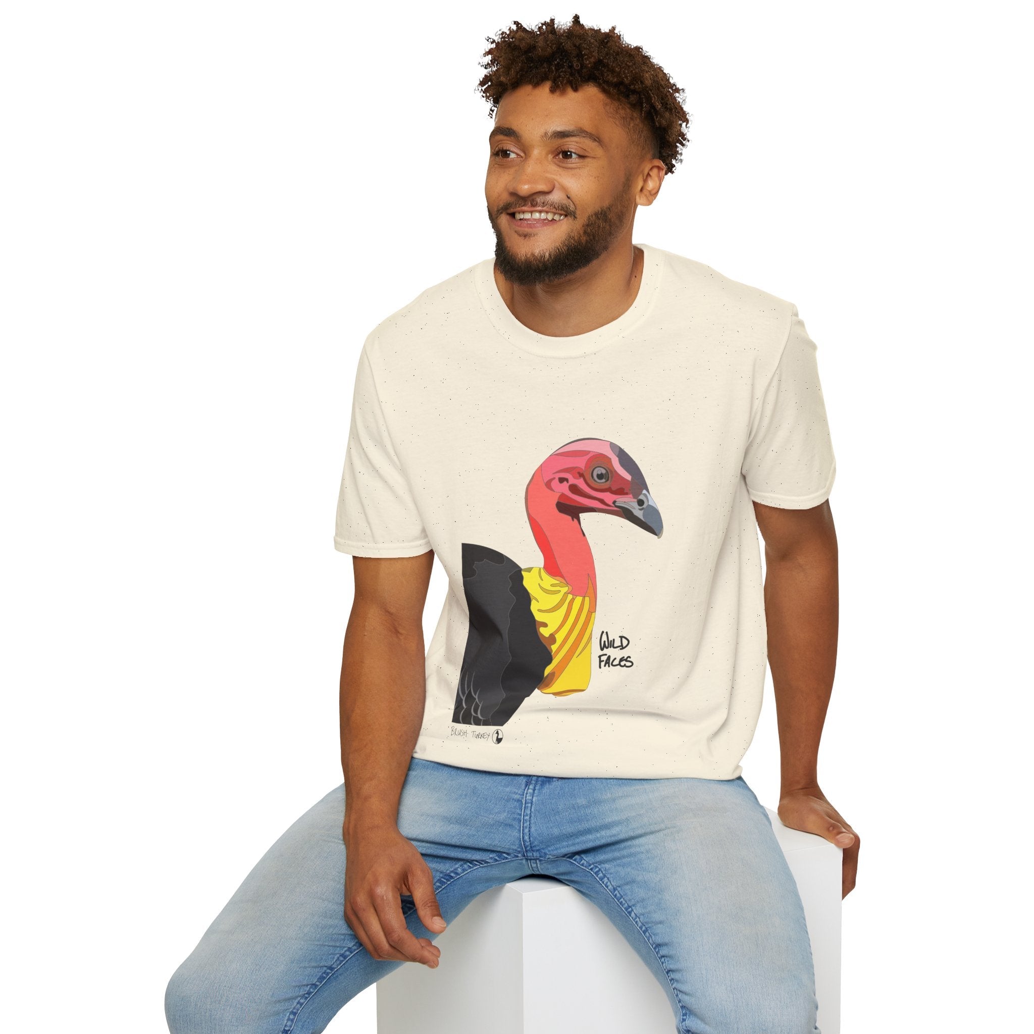 Australian Brushturkey - Unisex Softstyle T-Shirt Printify