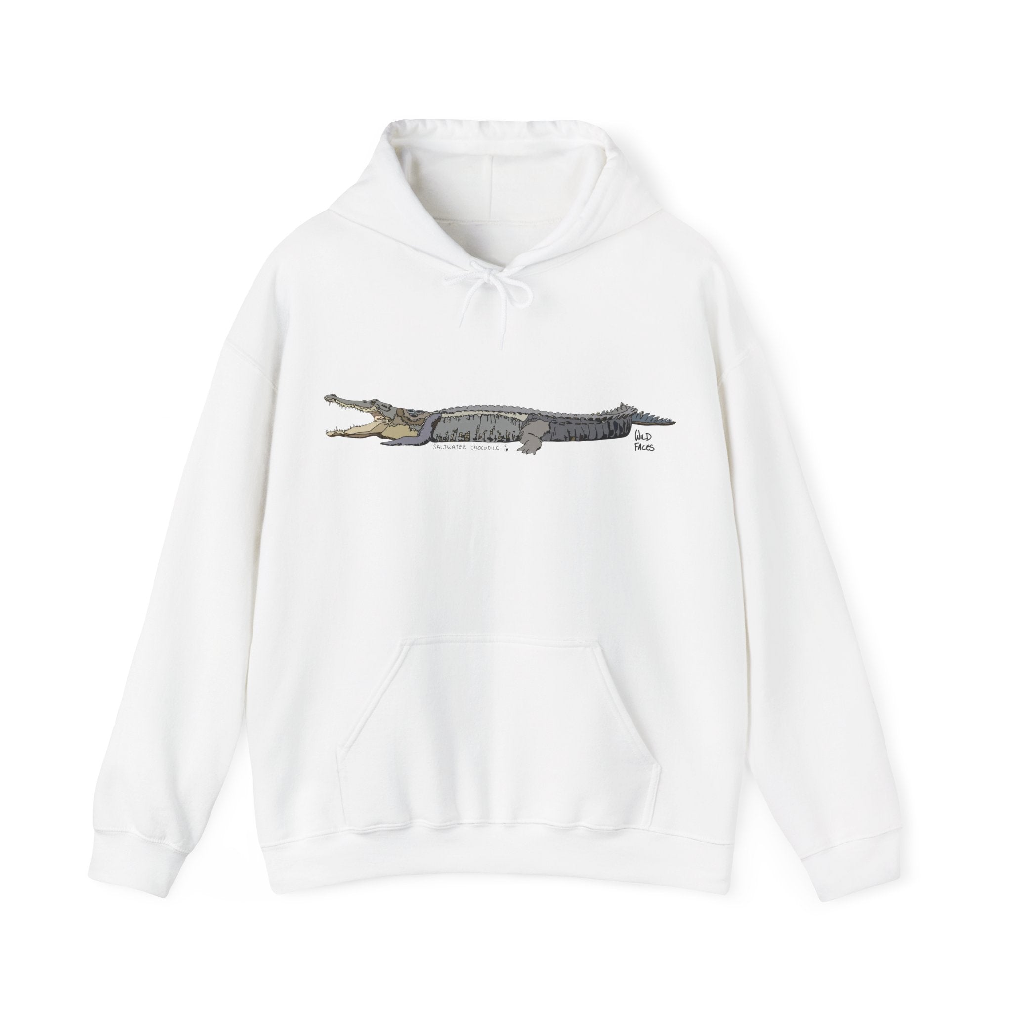Saltwater Crocodile | Unisex Heavy Blend™ Hooded Sweatshirt Printify