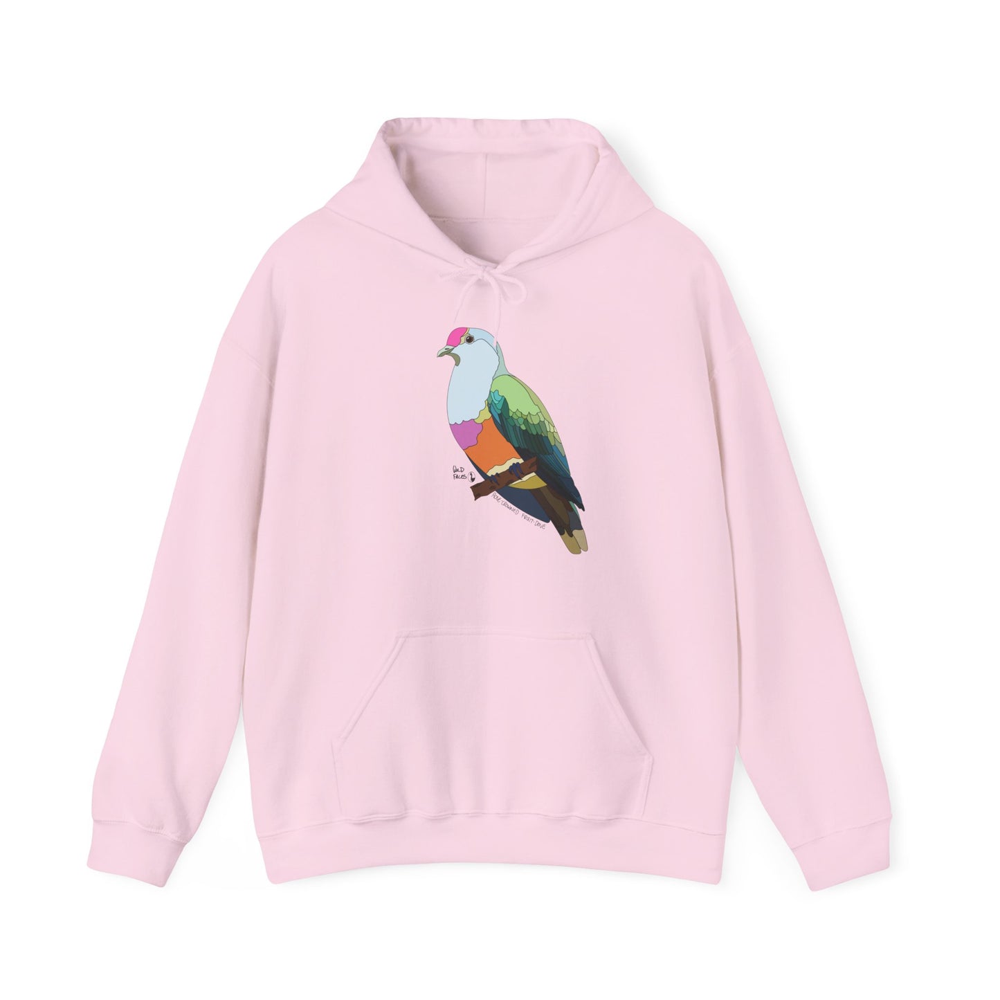 Rose-crowned Fruit Dove | Unisex Heavy Blend™ Hooded Sweatshirt