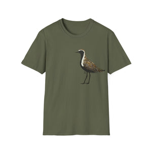Golden Plover - Small design - Unisex Softstyle T-Shirt Printify
