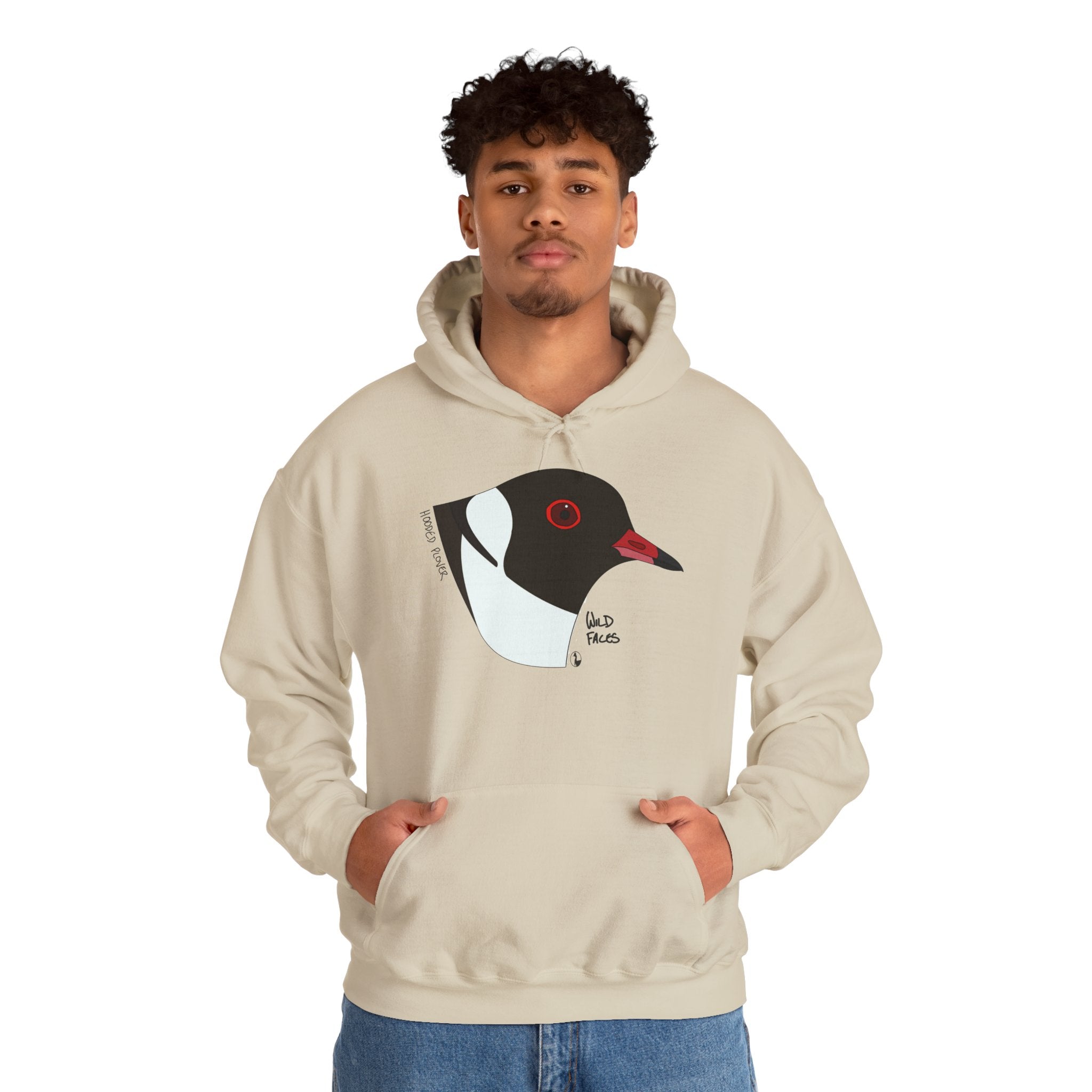 Hooded Plover (head) | Unisex Heavy Blend™ Hooded Sweatshirt Printify