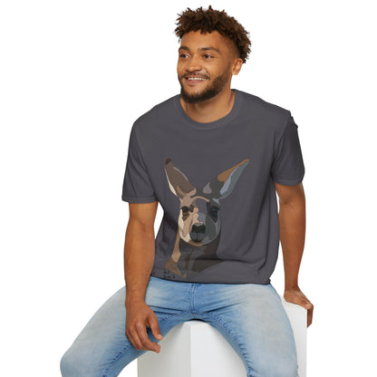 Eastern Grey Kangaroo - Unisex Softstyle T-Shirt Printify