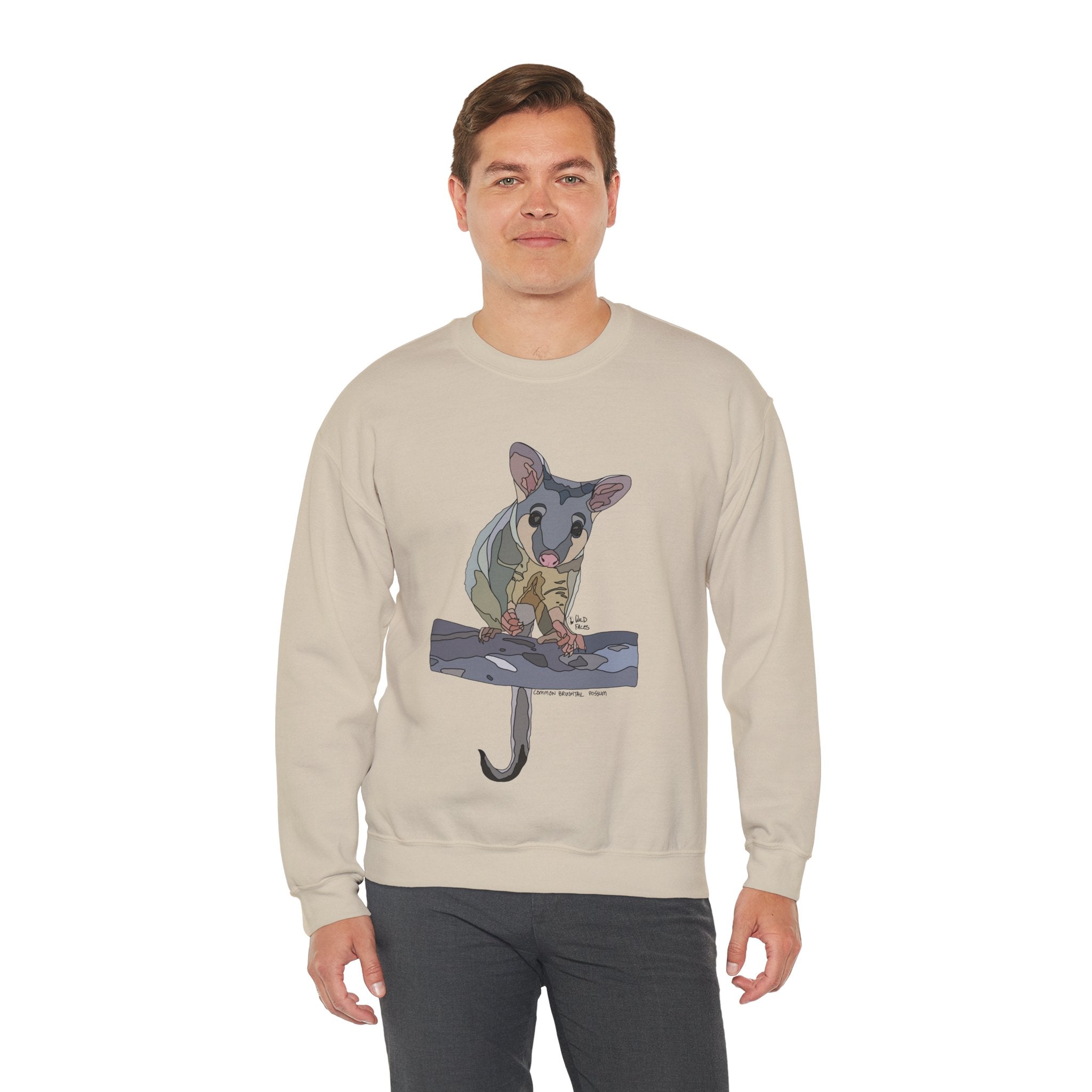 Common Brushtail Possum Sweatshirt | Unisex Heavy Blend™ Crewneck Printify
