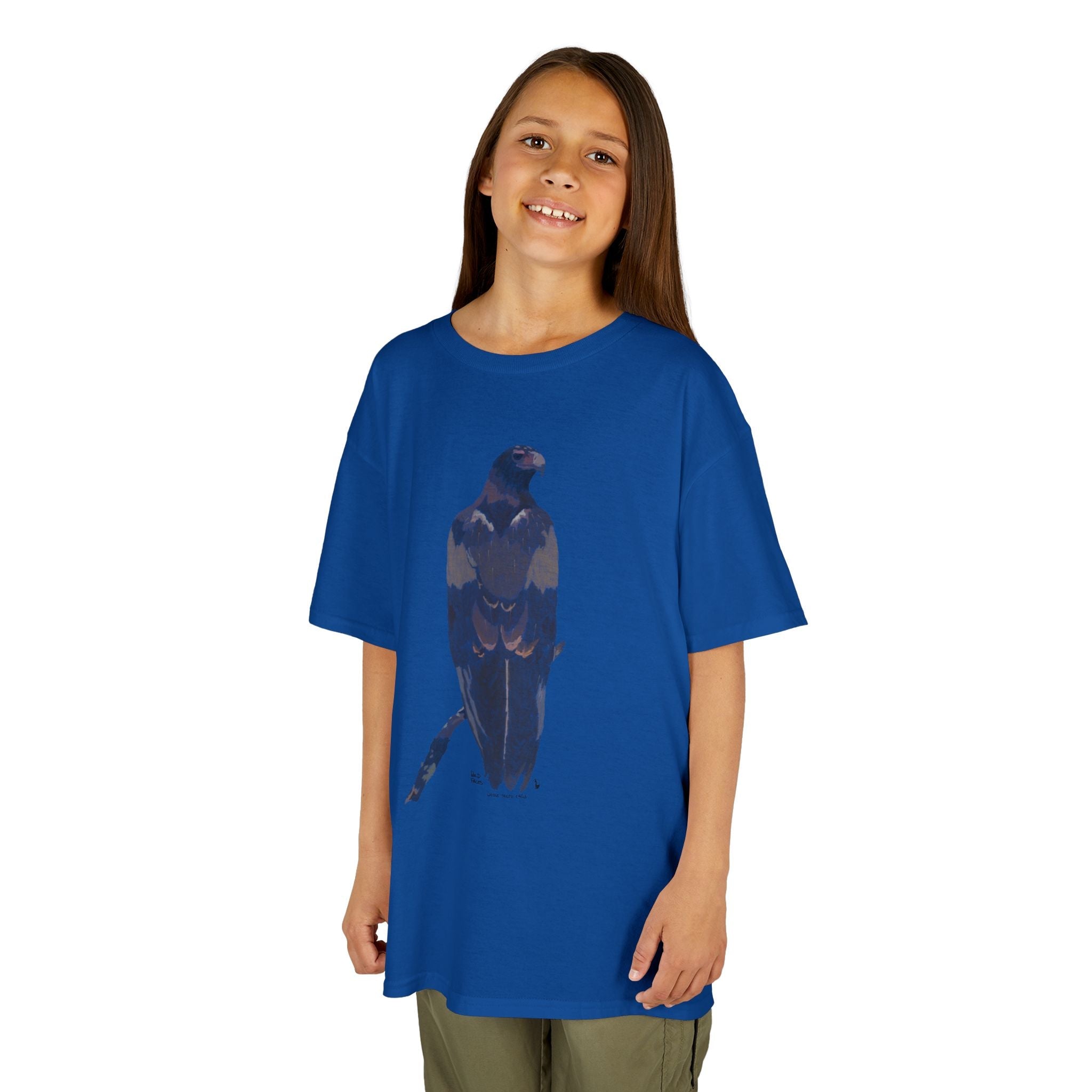 Wedge-tailed Eagle (pastel design) | Kids Heavy Cotton™ Tee Printify