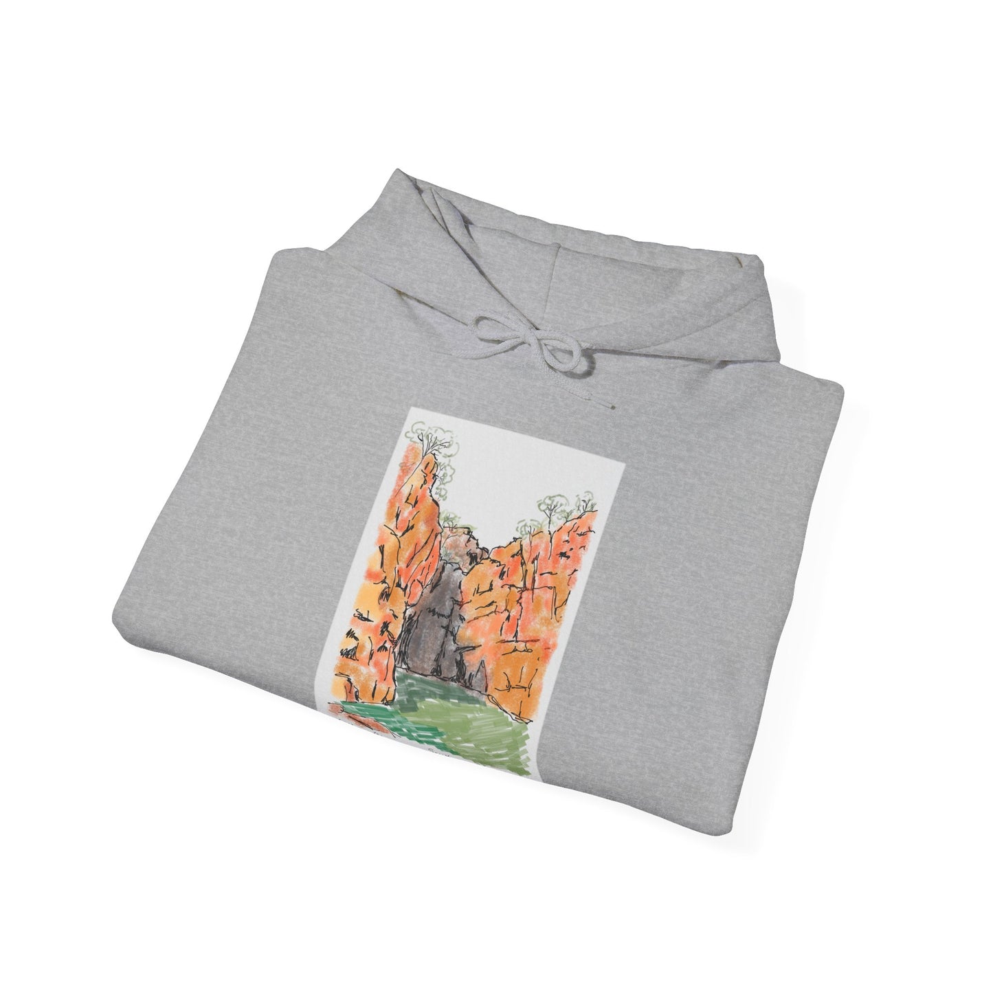 Southern Rockhole, Nitmiluk | Unisex Heavy Blend™ Hooded Sweatshirt