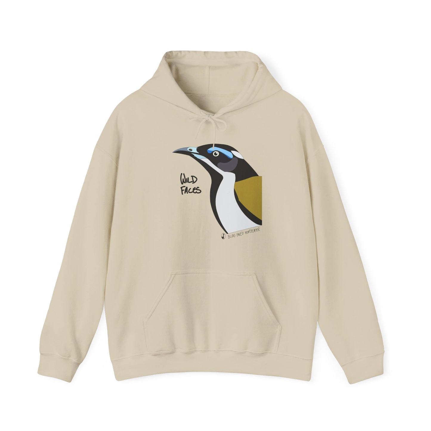 Blue-faced Honeyeater | Unisex Heavy Blend™ Hooded Sweatshirt