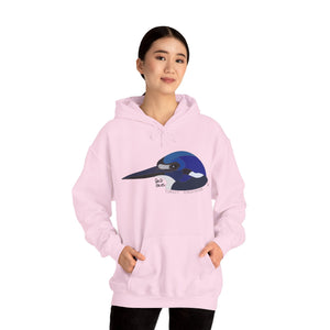 Forest Kingfisher Head | Unisex Heavy Blend™ Hooded Sweatshirt Printify