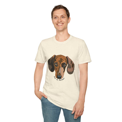 Dachshund (Keen as mustard) - Unisex Softstyle T-Shirt