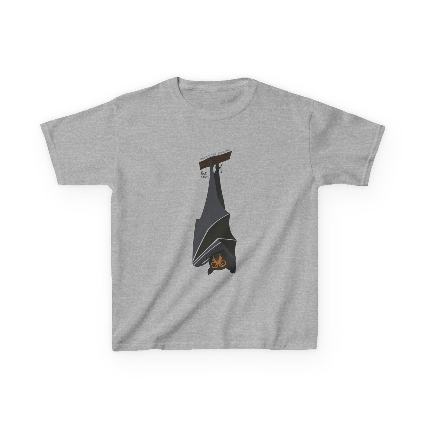 Spectacled Flying Fox | Kids Heavy Cotton™ Tee