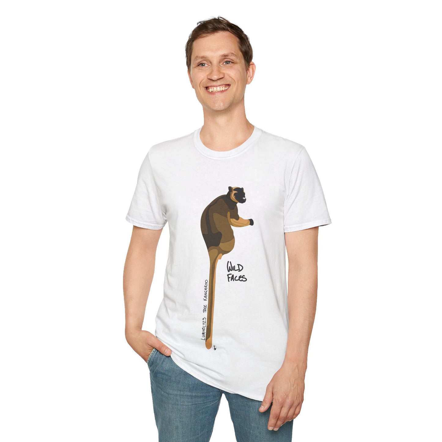 Lumholtz's Tree Kangaroo - Unisex Softstyle T-Shirt Printify