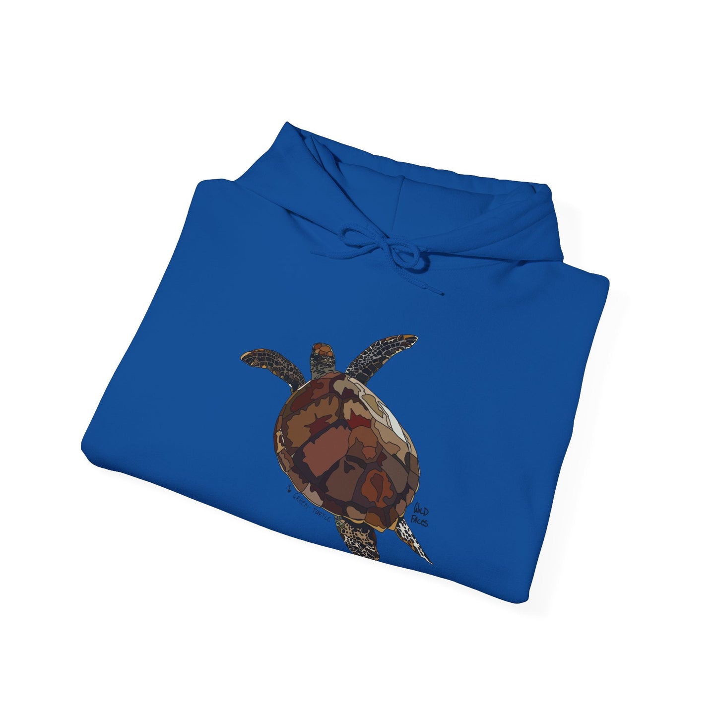 Green Turtle | Unisex Heavy Blend™ Hooded Sweatshirt Printify