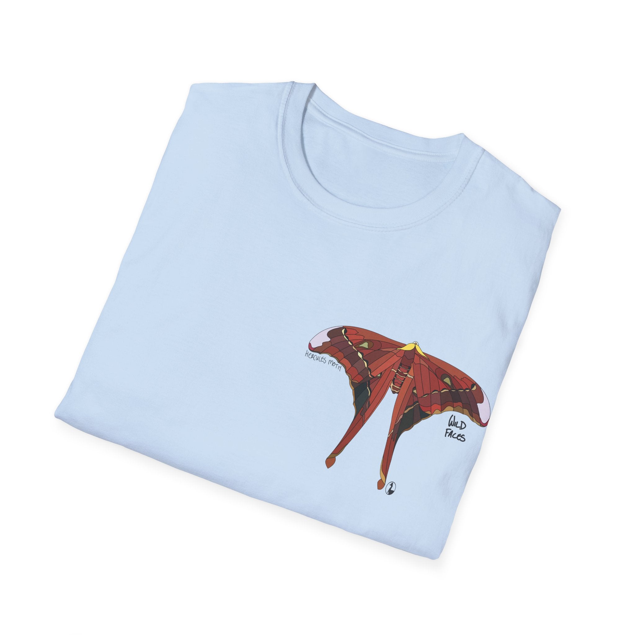 Hercules Moth - Small design - Unisex Softstyle T-Shirt Printify