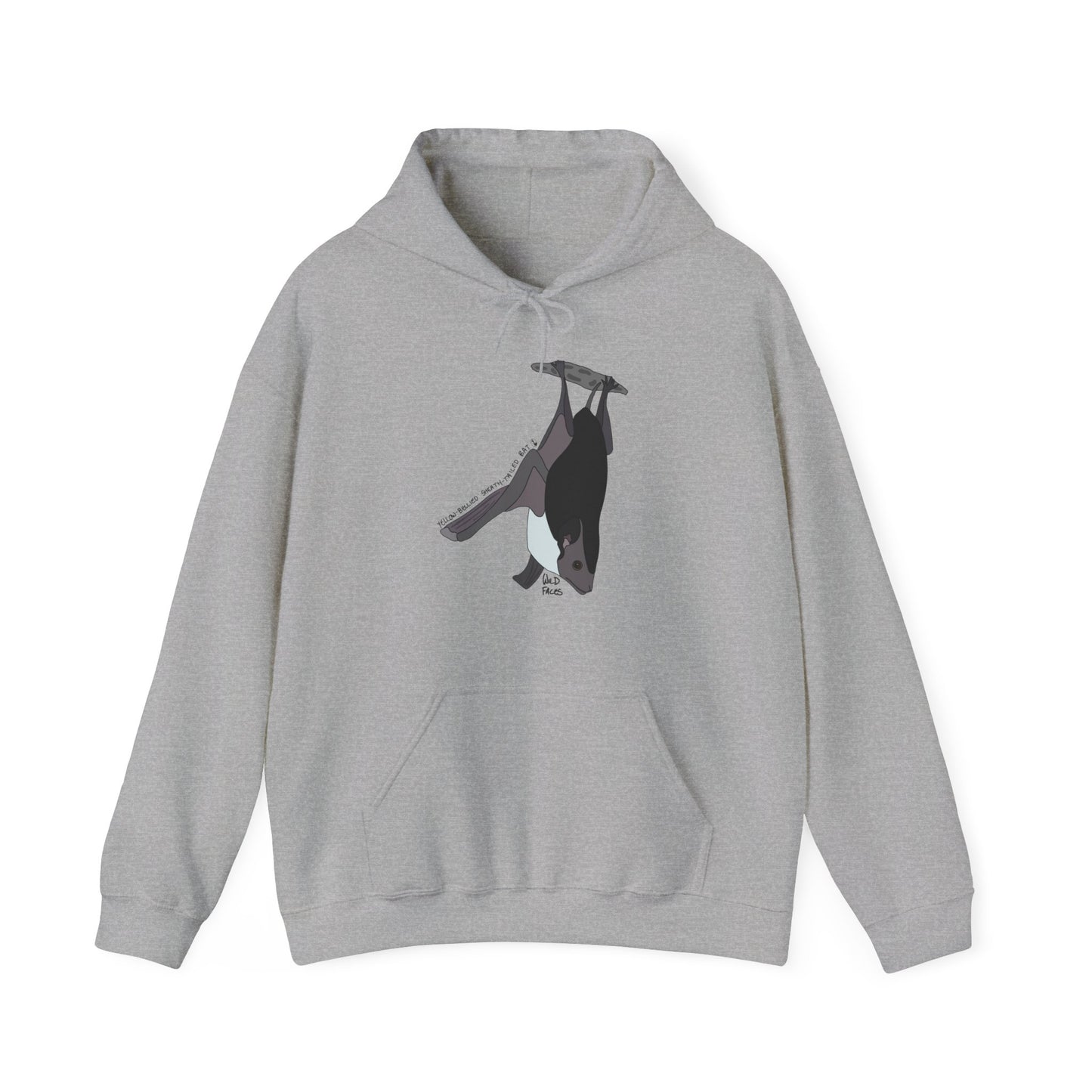 Yellow-bellied Sheath-tailed Bat | Unisex Heavy Blend™ Hooded Sweatshirt