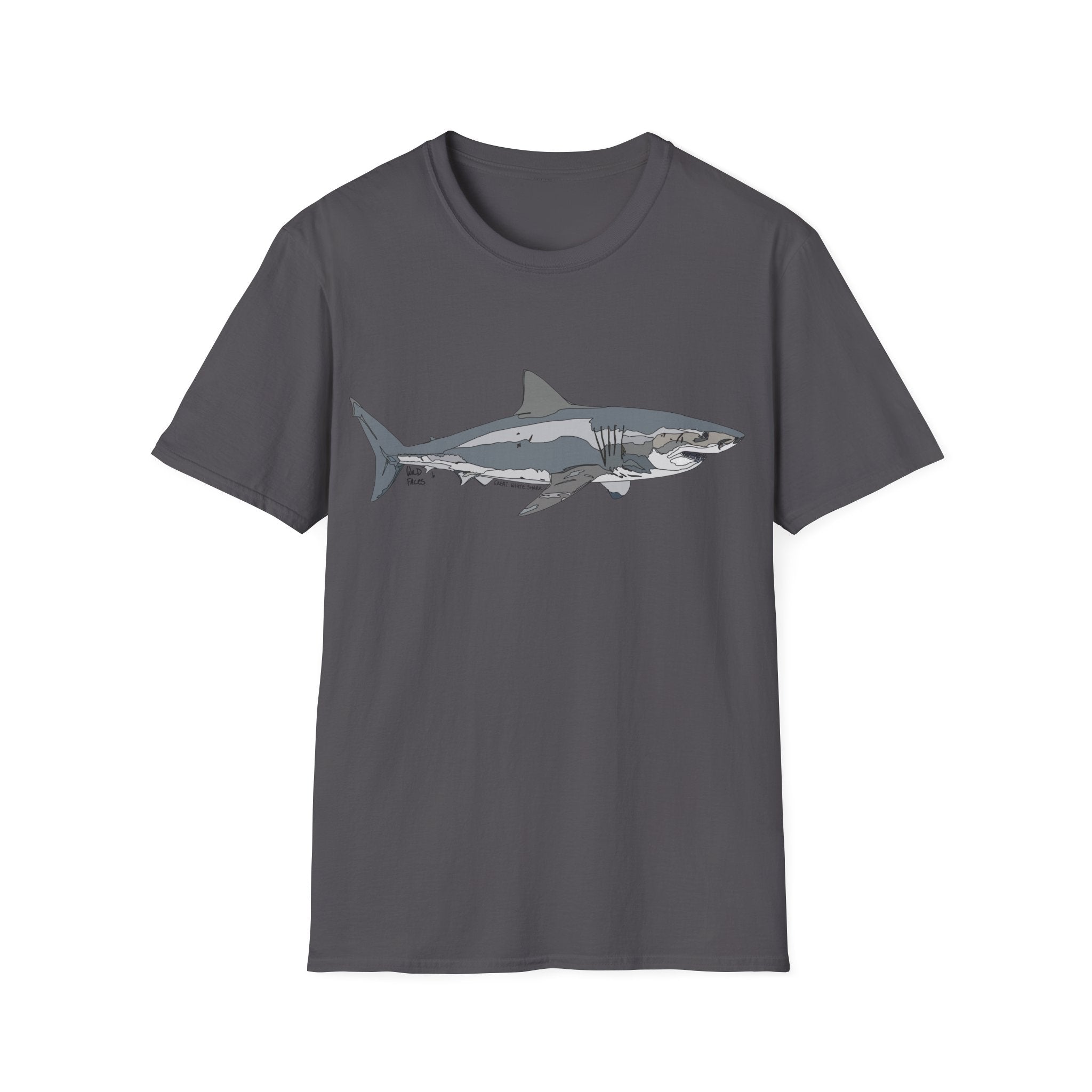 Great White Shark - Unisex Softstyle T-Shirt