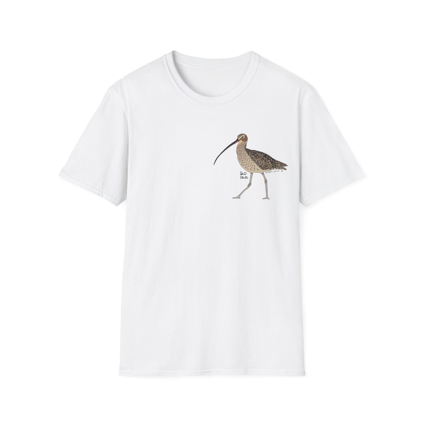 Eastern Curlew- Small design - Unisex Softstyle T-Shirt