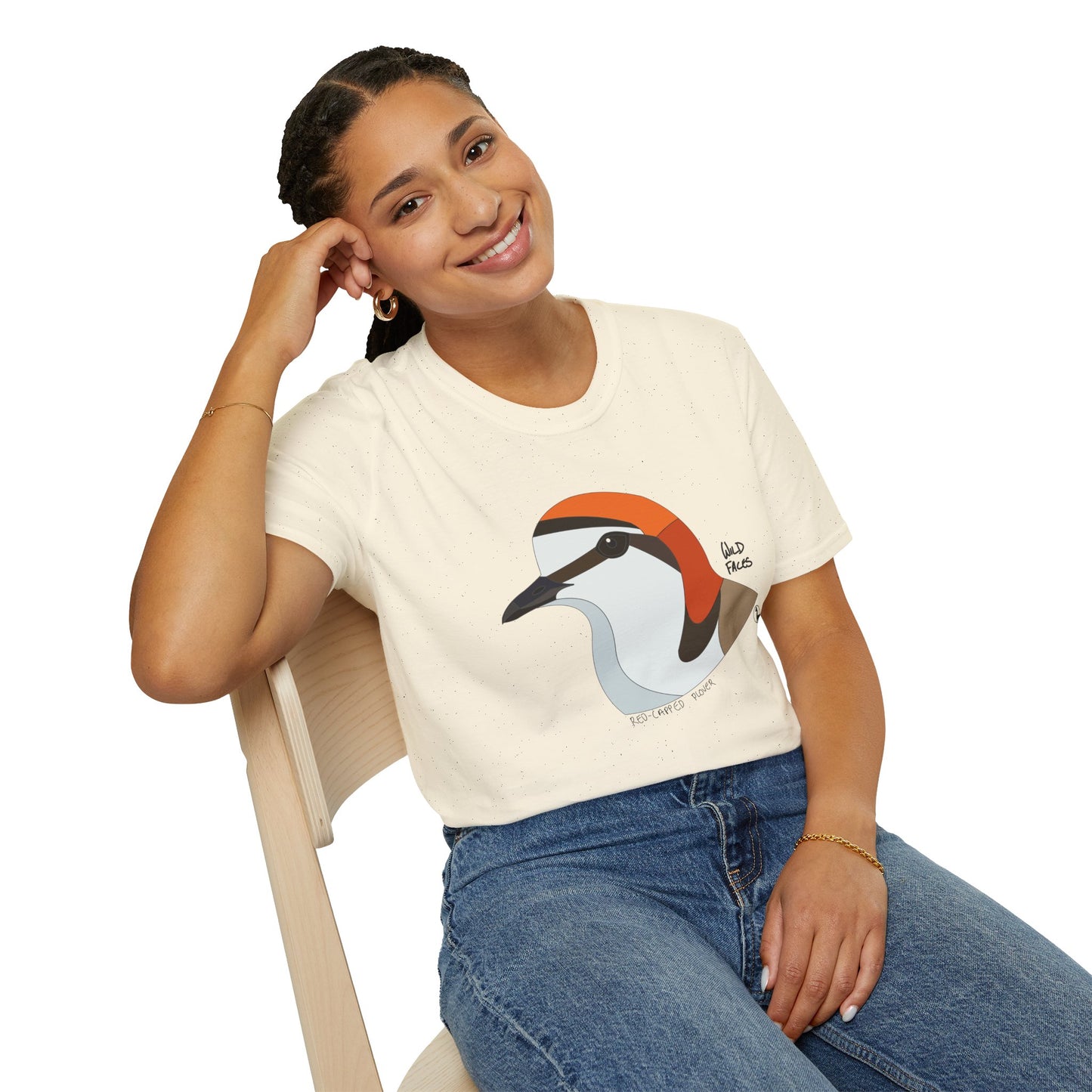 Red-capped Plover - Unisex Softstyle T-Shirt